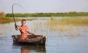 girls fishing